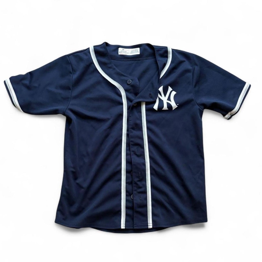 New York Yankees Navy Baseball Jersey Womens XXS MLB Sportswear
